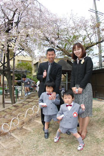 スマイルハンター 江幡幸典のお気楽写真ブログ-入園式　ロケーション撮影